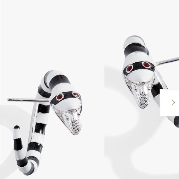 Alex And Ani Limited Edition Beetlejuice  Hoop Earrings SOLD OUT - Picture 2 of 7